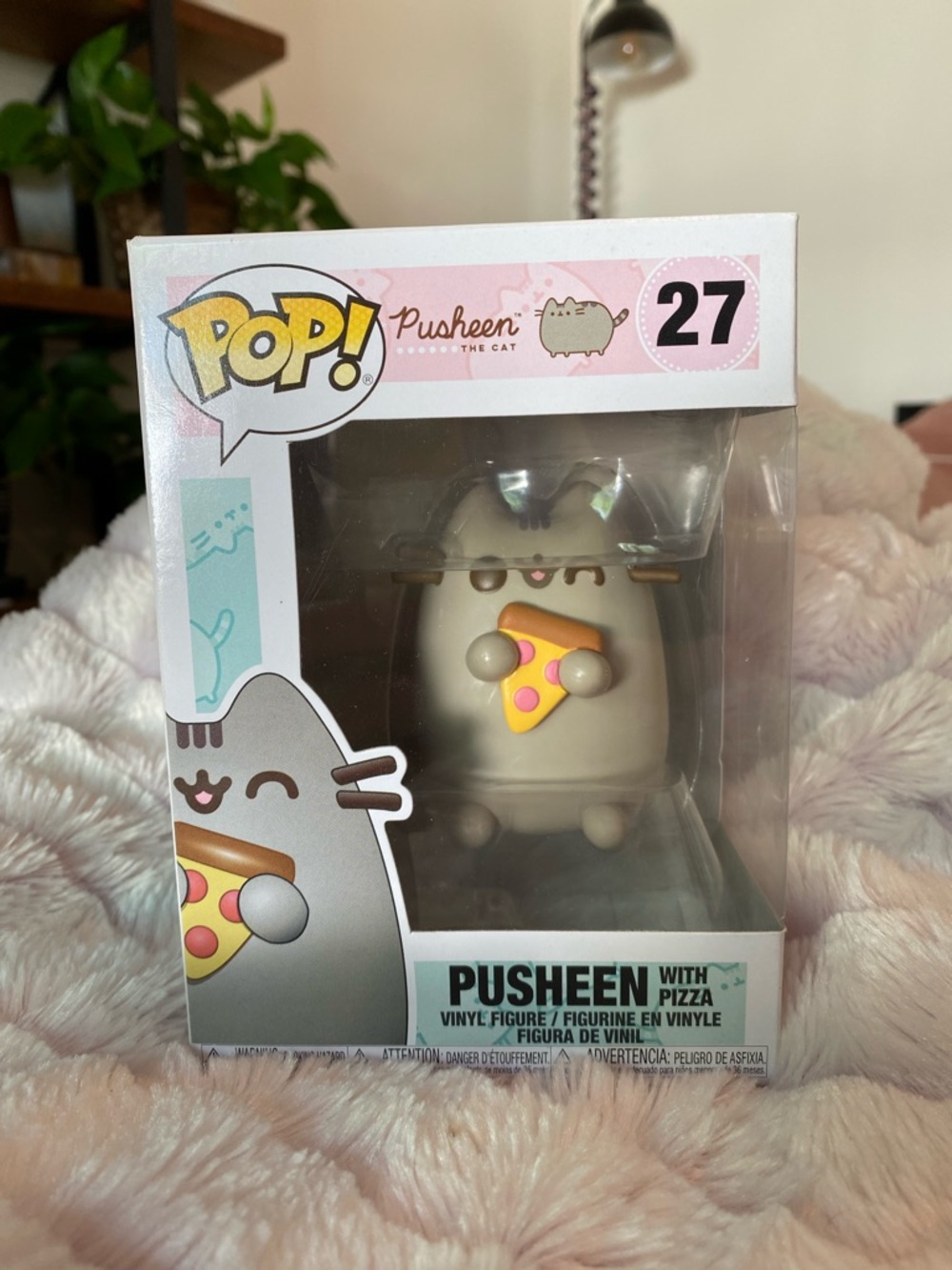 Vaulted Funko POP! Pusheen With Pizza Vinyl Figure Collectible New In Box